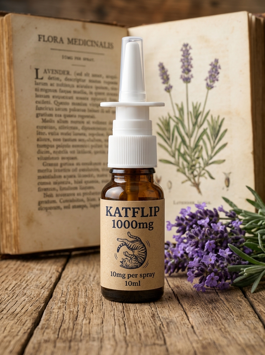 Katflip 10ml nesespray med snorrett medisinsk nesedyse og 10mg Katteflipp